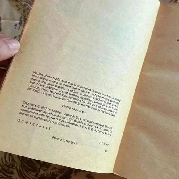 Vintage The Ghostmobile Kathy Kennedy Tapp Scholastic Apple Paperback Book 80s - Picture 5 of 6